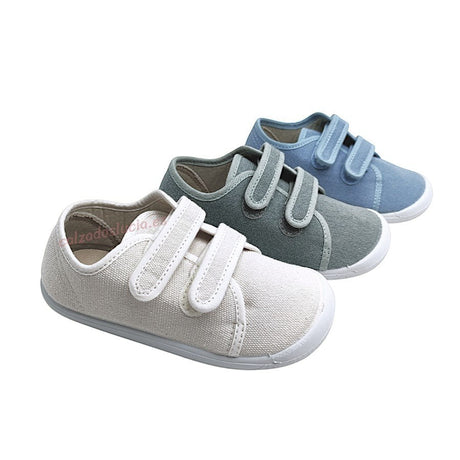 Zapatilla respetuosa de lona para niños