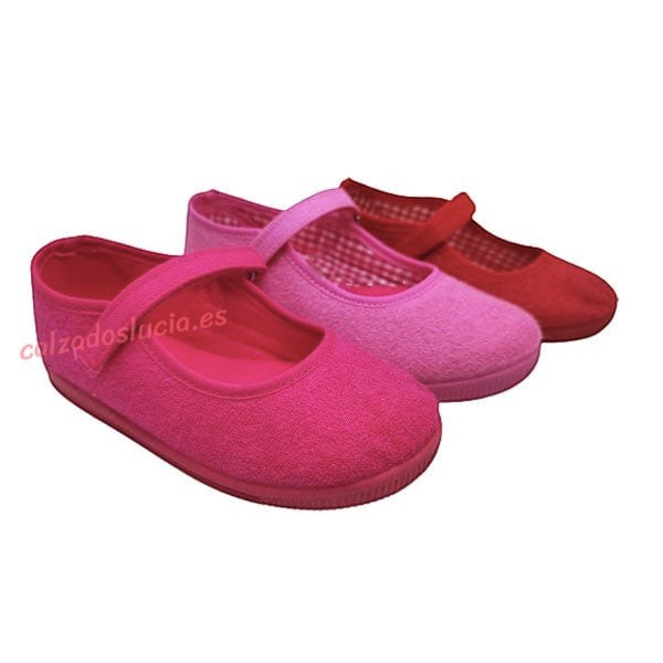 Zapatilla de casa en rizo para niña Vulca-Bicha
