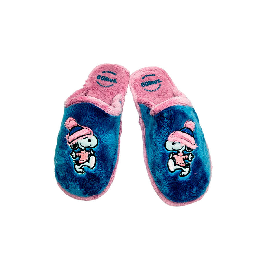 Zapatilla de casa sin talón invierno de mujer