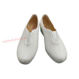 Zapatilla de Salemera en blanco