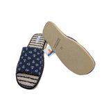 Zapatilla de casa para parqué o tarima, de verano