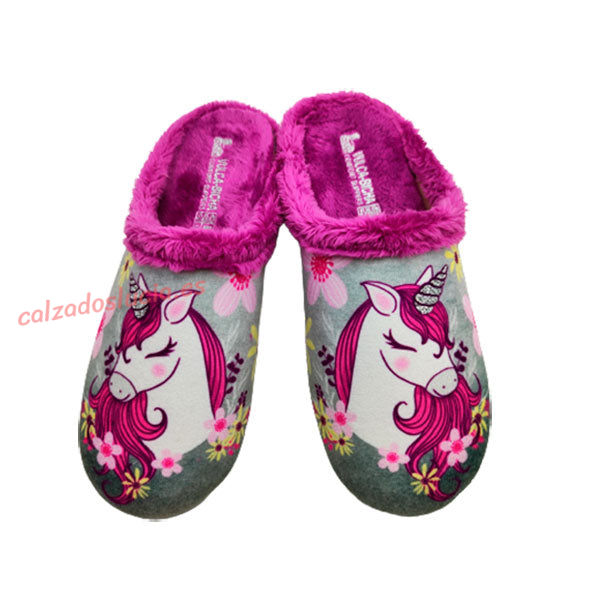 Zapatilla de casa para niña de invierno