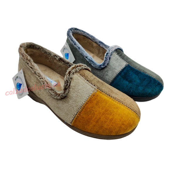 Zapatilla patchwork con cuña Andinas