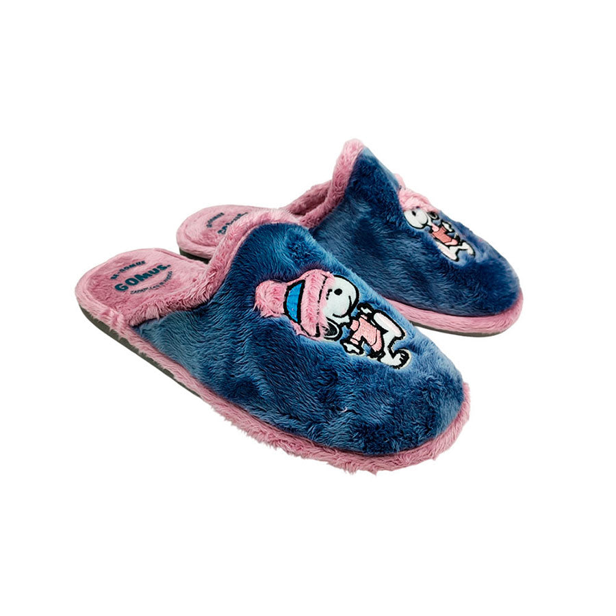 Pantufla de casa  destalonada perrito de Gomus
