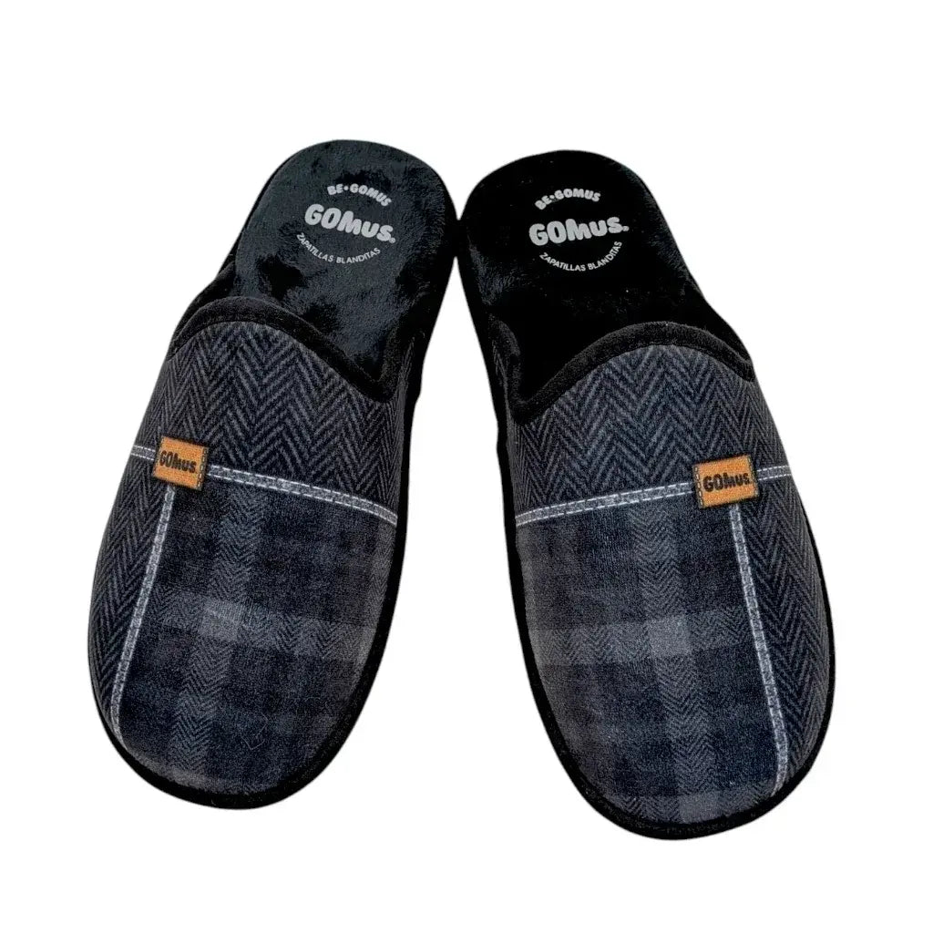Zapatilla casa de hombre Gomus invierno en negro