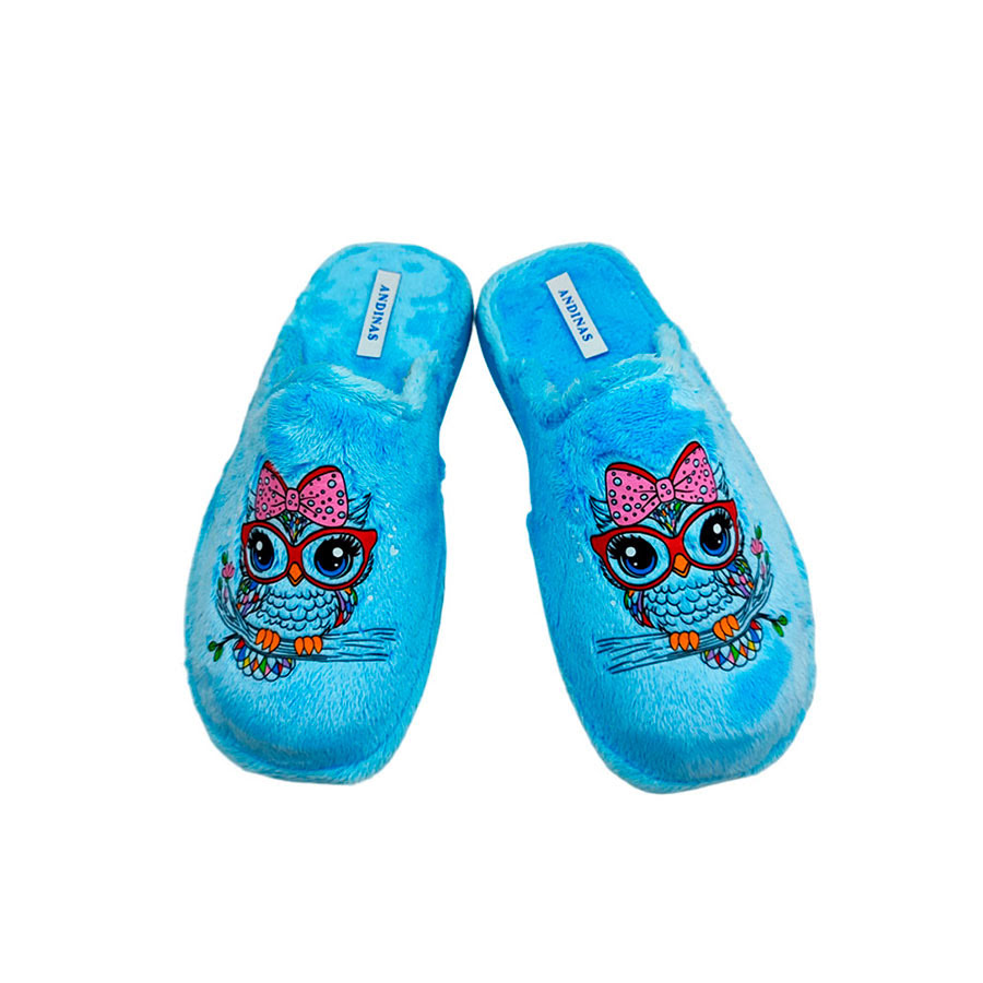 Zapatilla de casa búho de Andinas