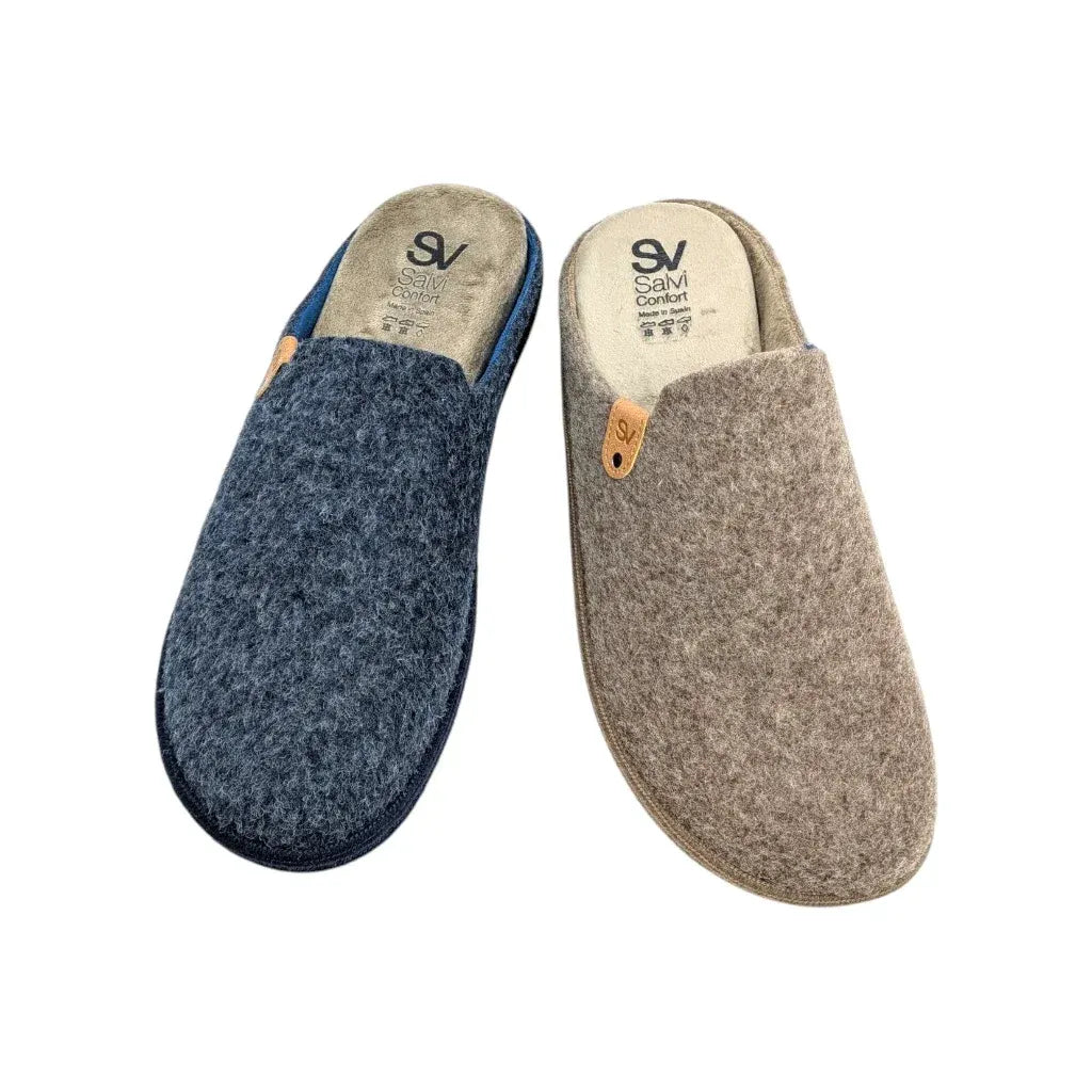 Plantilla extraíble acolchada y mullida en zapatilla de estar por casa para hombre Salvi Confort