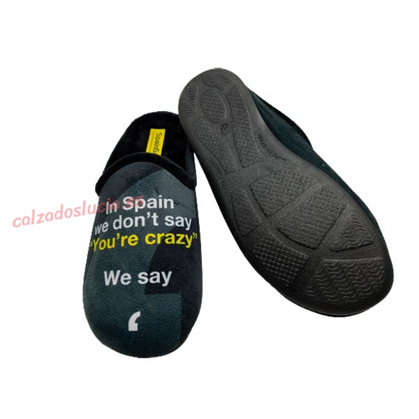 Zapatilla casa You´re crazy de SpainSays