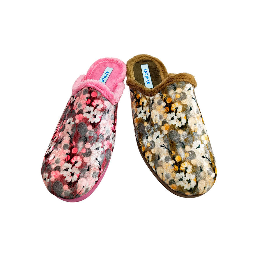 Pantufla de flores Andinas 