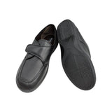 zapato confort de hombre con suela flexible antideslizante en negro