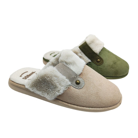Zapatilla de casa peluche de mujer