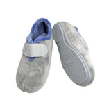 Zapatilla de casa con velcro Vulca-Bicha en gris