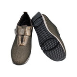 Vista lateral de la suela amortiguada y ligera de las zapatillas cómodas Doctor Cutillas.