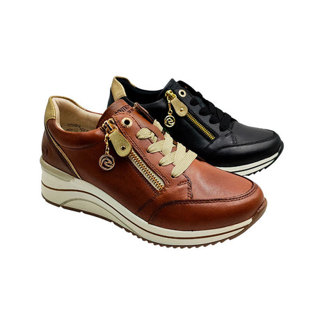 Zapato deportivo Remonte color cuero 