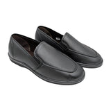 zapato confort para hombre mayor,  horma ancho especial en negro