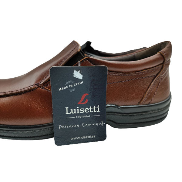 Zapato Luisetti de cuero suave para hombre