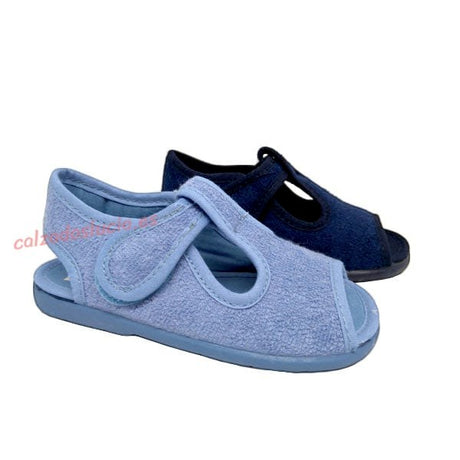 Sandalia de velcro y suela de goma V-B