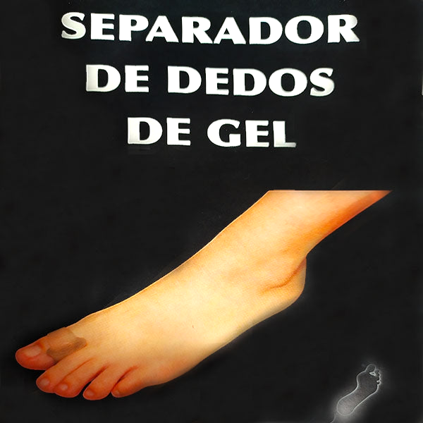 Separador de dedos en gel con anillo