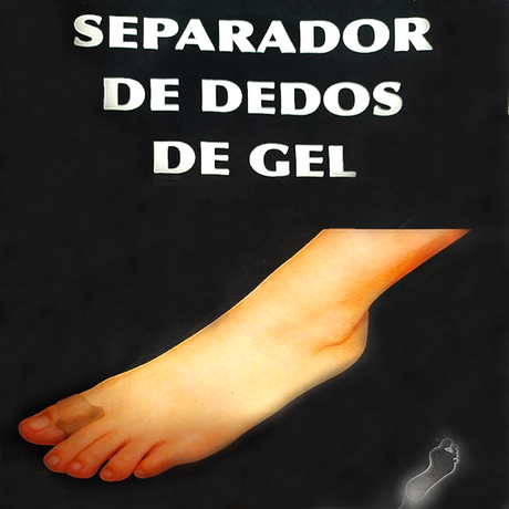 Separador de dedos en gel con anillo