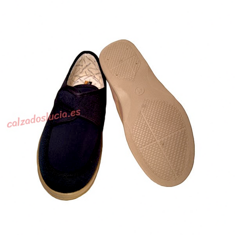 Zapatilla para pies deformes de hombre D´C