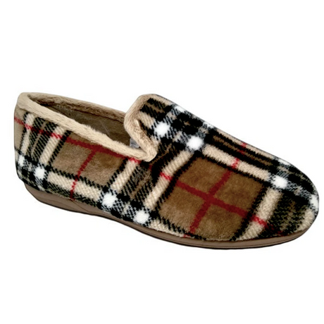 Suave zapatilla de casa cerrada de invierno para hombre