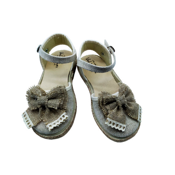 Alpargatas de niña Vul-peques - Zapatillas lona - Esparteñas lino