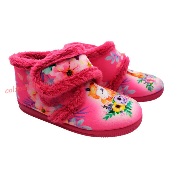 Botín de casa unicornio fucsia de Vulca-Bicha