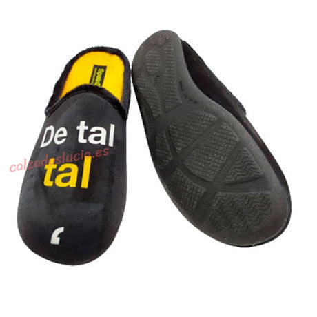 Zapatilla de casa Spainsays "De tal palo tal astilla"