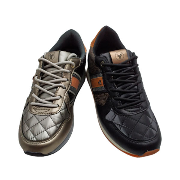 Deportiva Yumas metalizada de mujer 