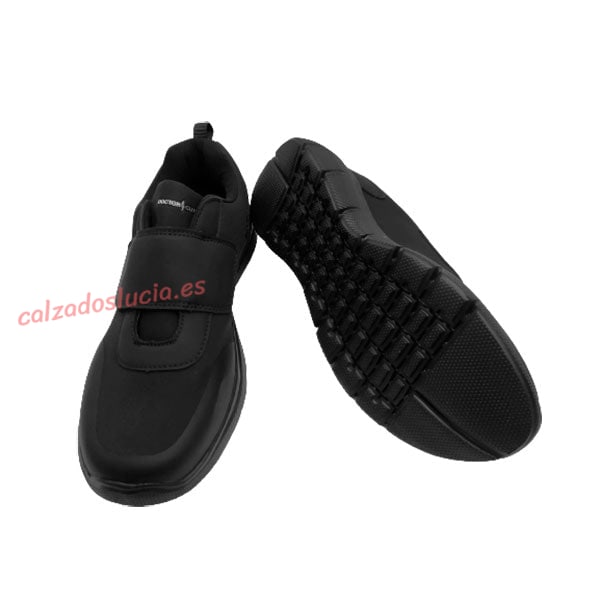 Deportivo de velcro para pies delicados de hombre