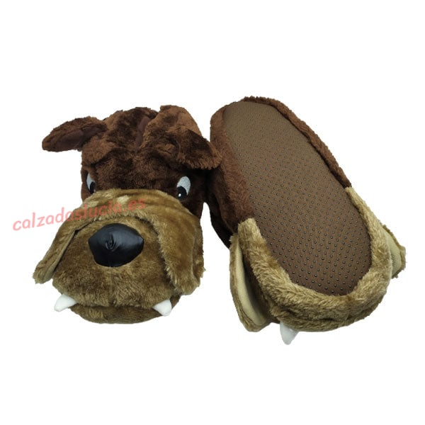 Pantufla de perro para casa en tallas grandes