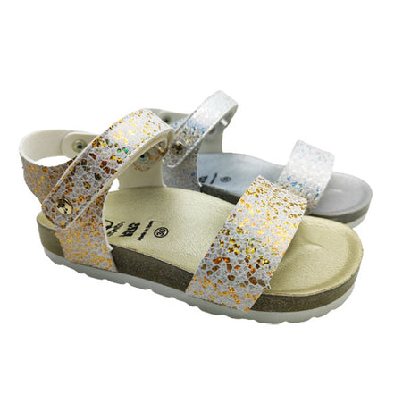 Sandalia bio Titanitos en oro y plata