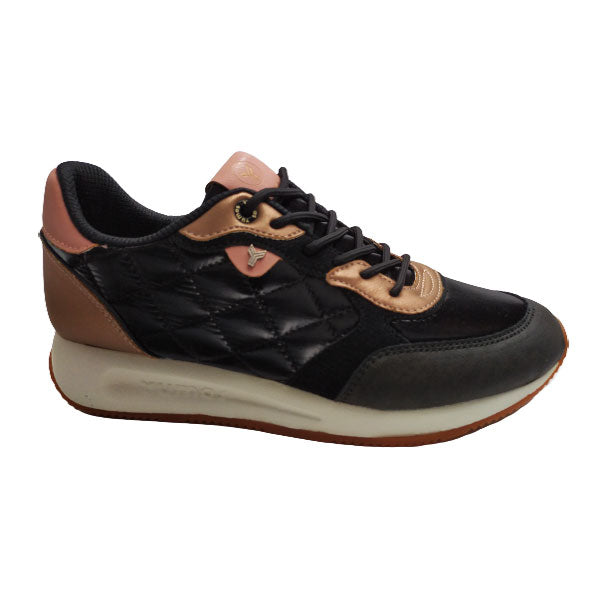 Zapatilla casual de Yumas para mujer en negro