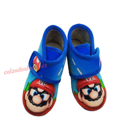 Zapatilla de casa con velcro para niño V-B