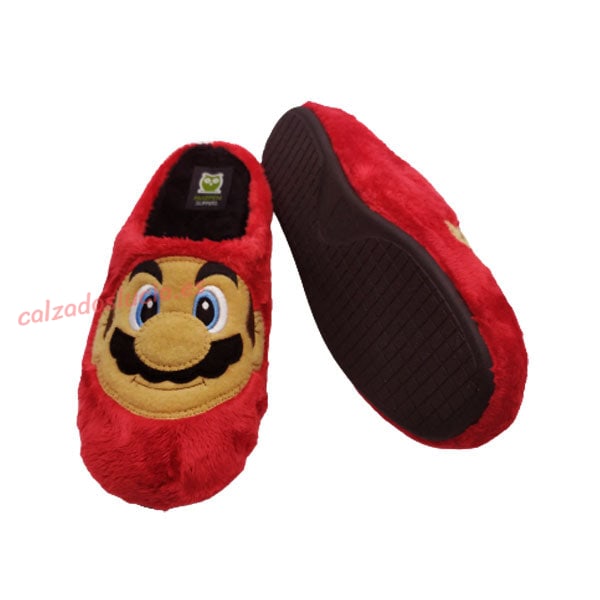 Zapatilla casa roja de Marpen Mario Bros