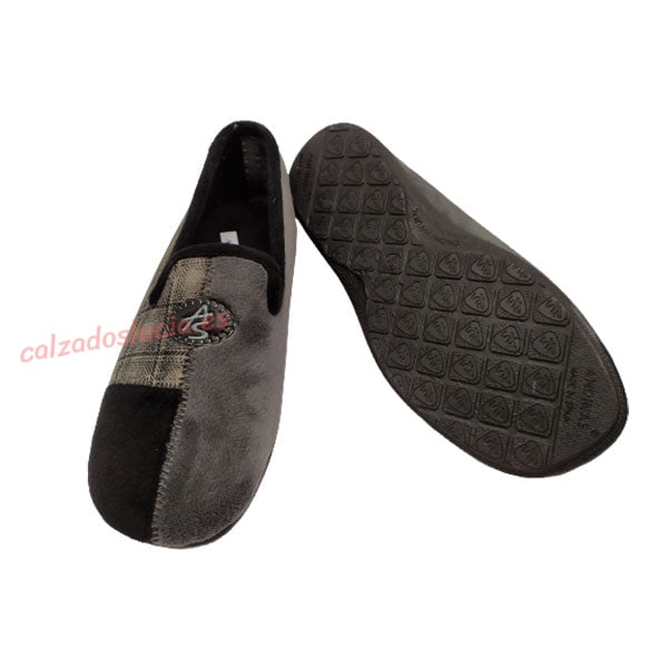 Elegante zapatilla de casa para hombre Andinas