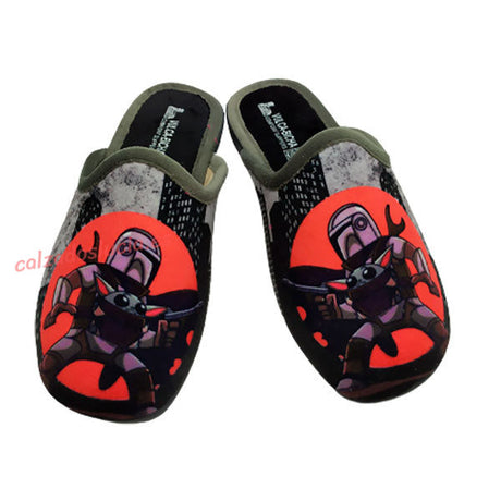 Zapatilla de casa destalonada Star Wars de niño