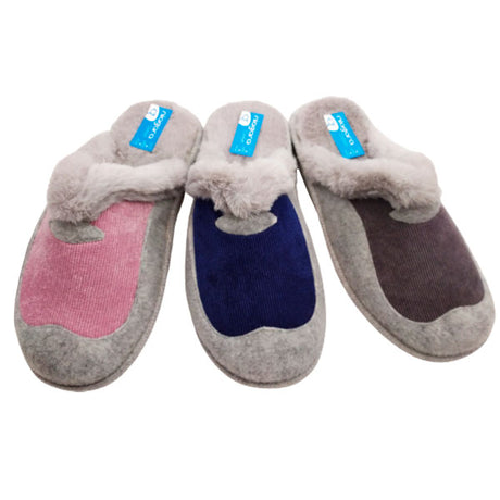 Zapatilla de casa abrigada de mujer