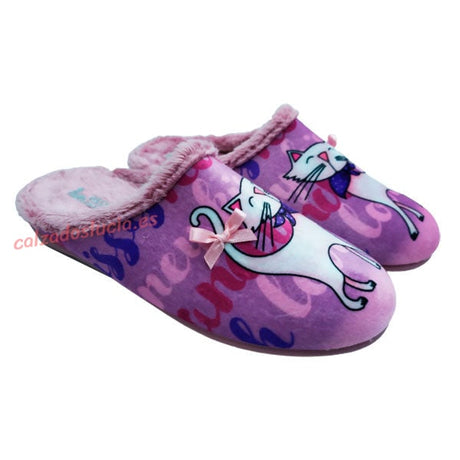 Zapatilla casa gatita de Vulca-Bicha para niña