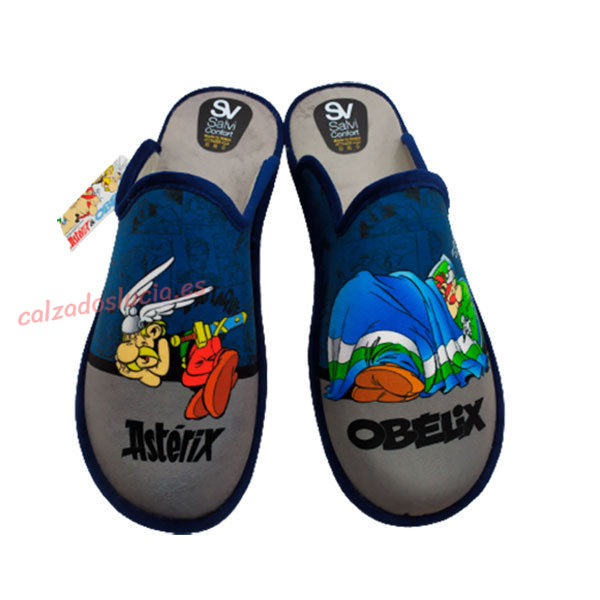 Zapatilla de casa Astérix y Obélix de Salvi