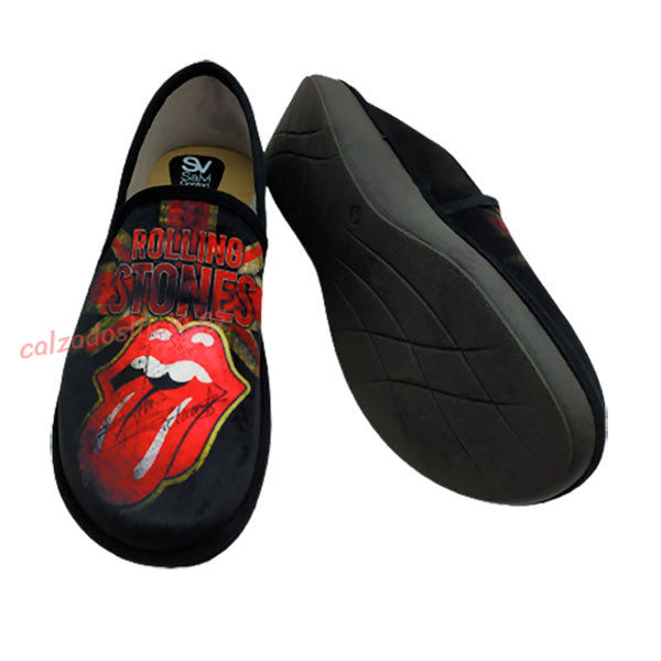 Zapatilla casa cerrada Rolling Stones de Salvi