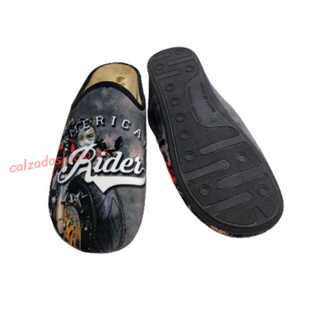 Zapatilla casa invierno destalonada de hombre Rider