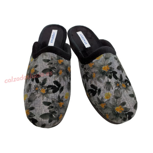 Zapatillas De Andar Por Casa Destalonadas De Lana Para Mujer - Pantuflas Cómodas Con Suela De Goma