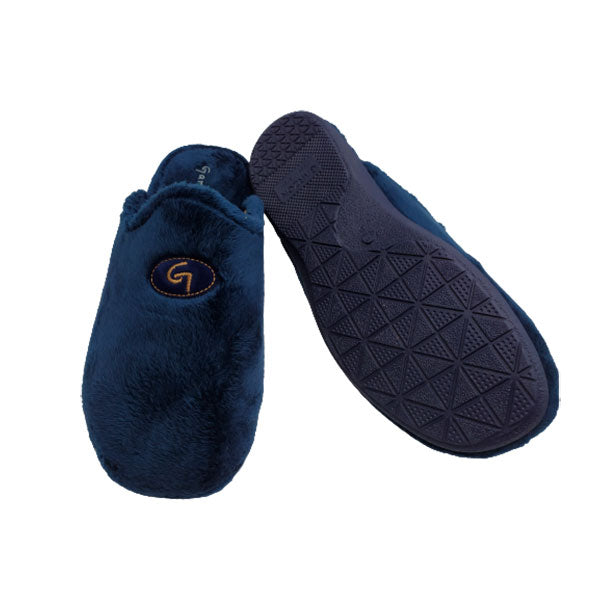 Zapatillas casa hombre cerradas Garzón 6631.247 azul marino