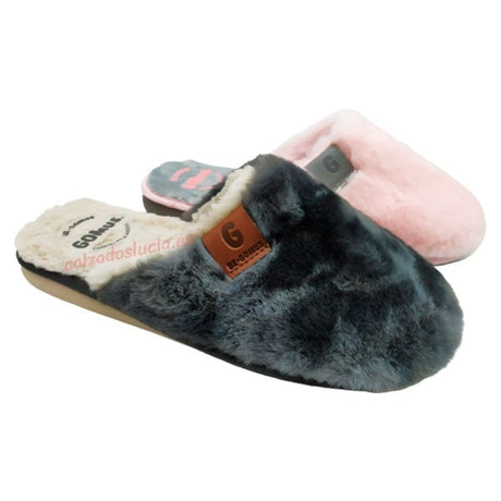 Zapatilla de casa peluda para chica por Salvi Confort