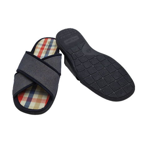 Zapatilla casa verano cruzada de hombre