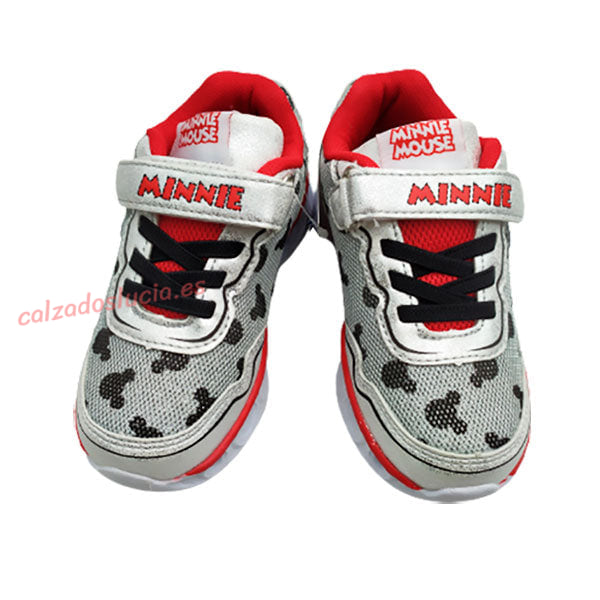 Zapatilla deportiva Minnie con luces