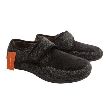 Zapatilla de velcro para hombre de invierno