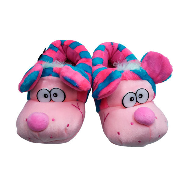 Pantufla peluche rosa Floopy