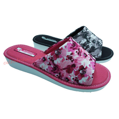 Zapatilla casa descubierta verano cuña Andinas